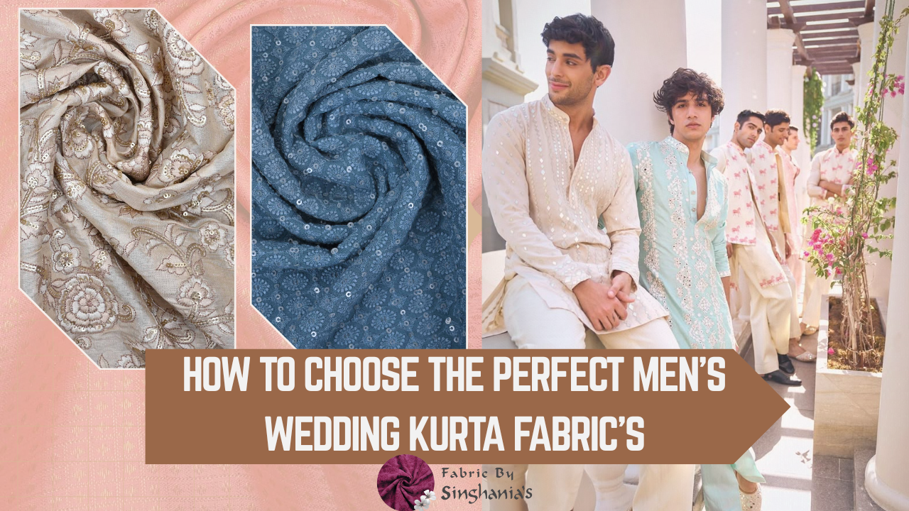 Guide to Picking the Best Fabrics for Men’s Wedding Kurtas