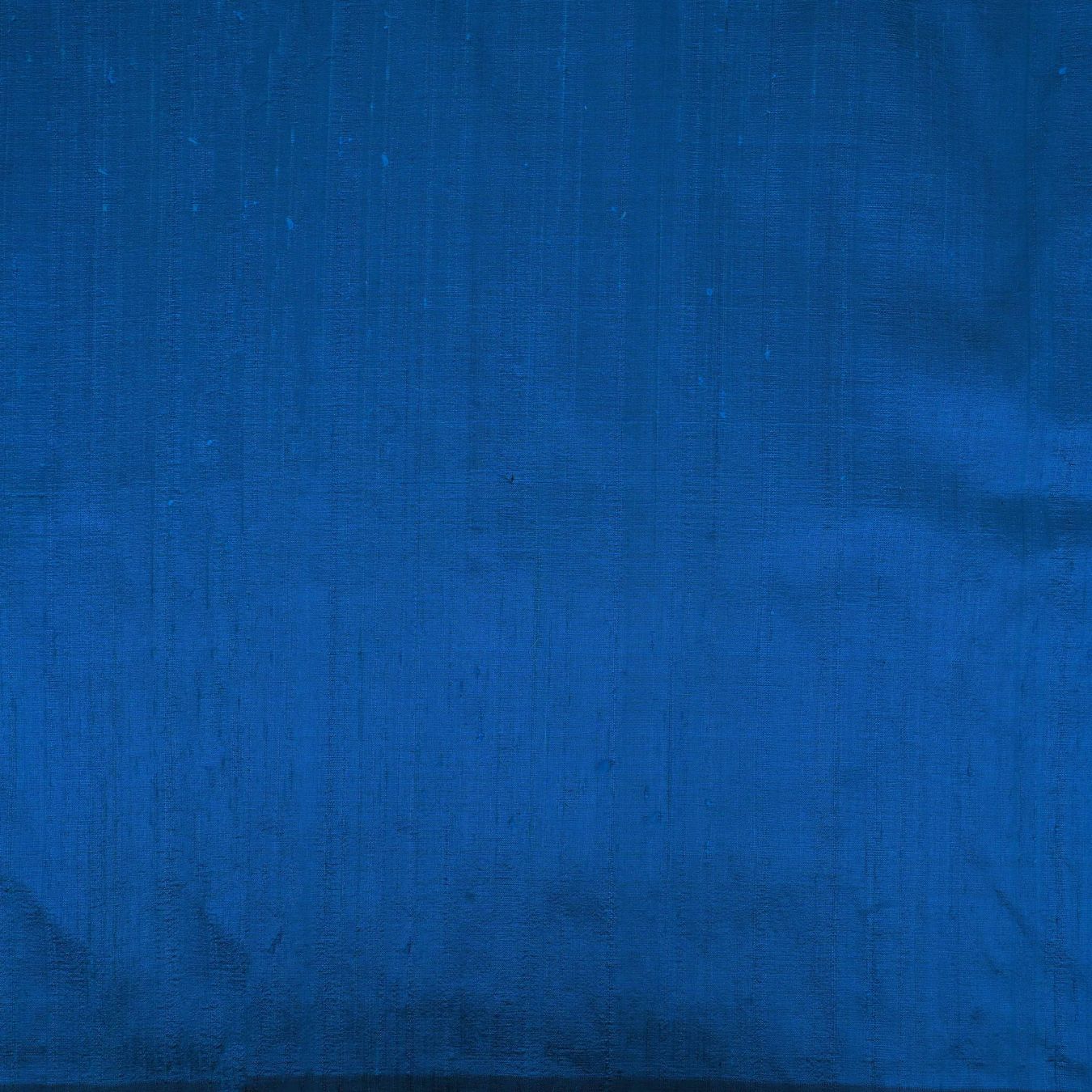 Royal Blue Plain Raw Silk Fabric