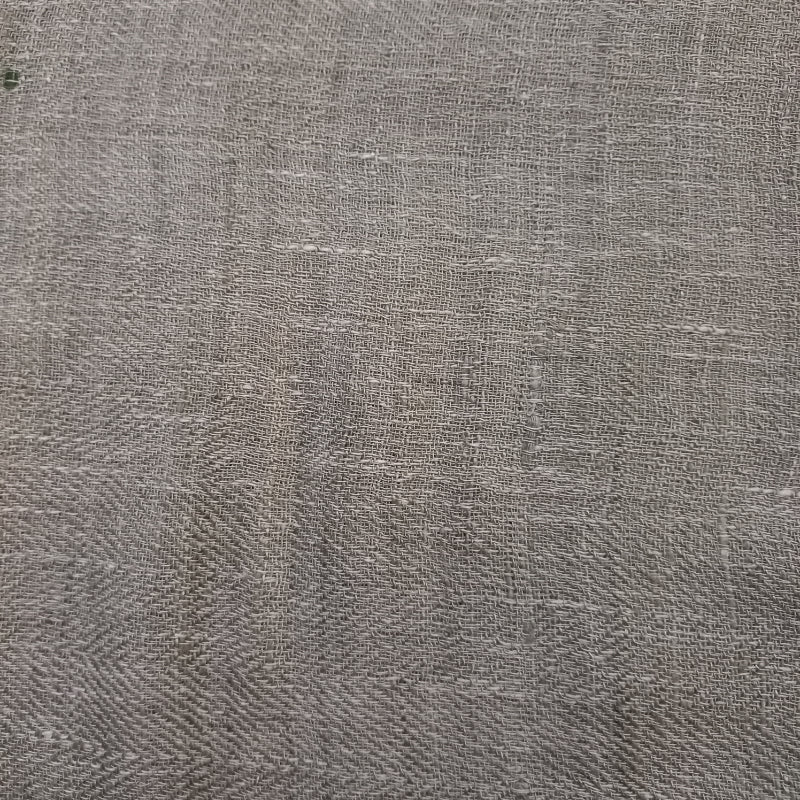 Smoke Grey Matka Silk Fabric