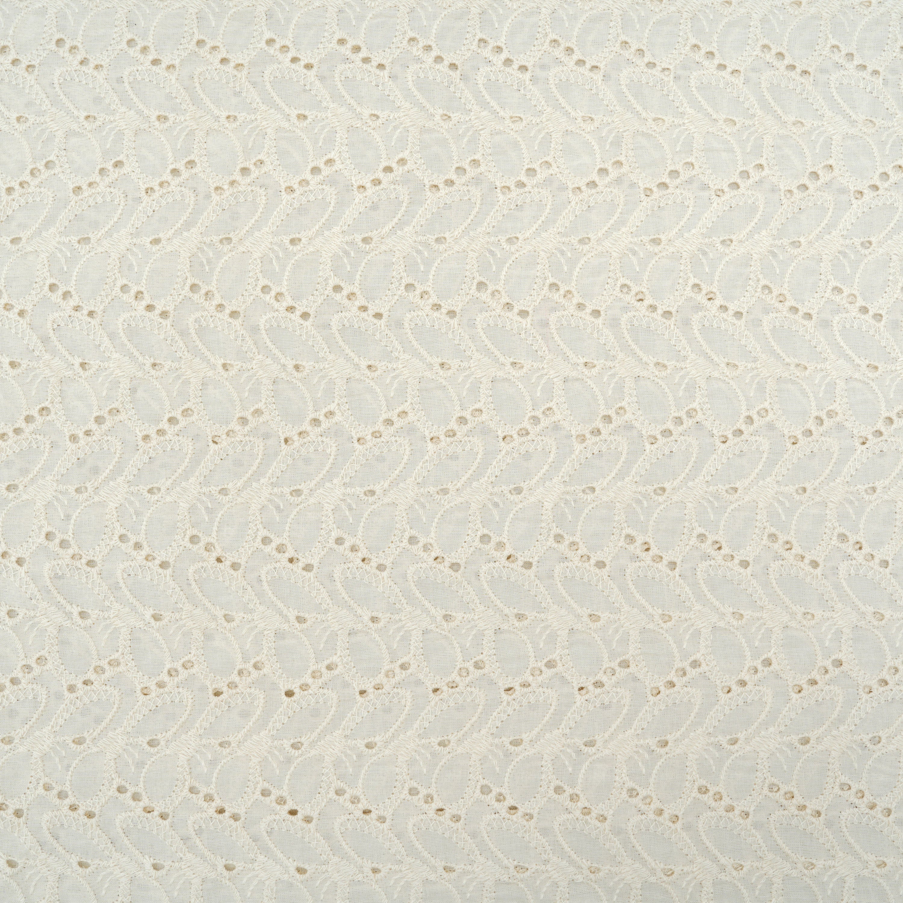 Pearl Bush White Pattern Thread Work Chanderi Fabric