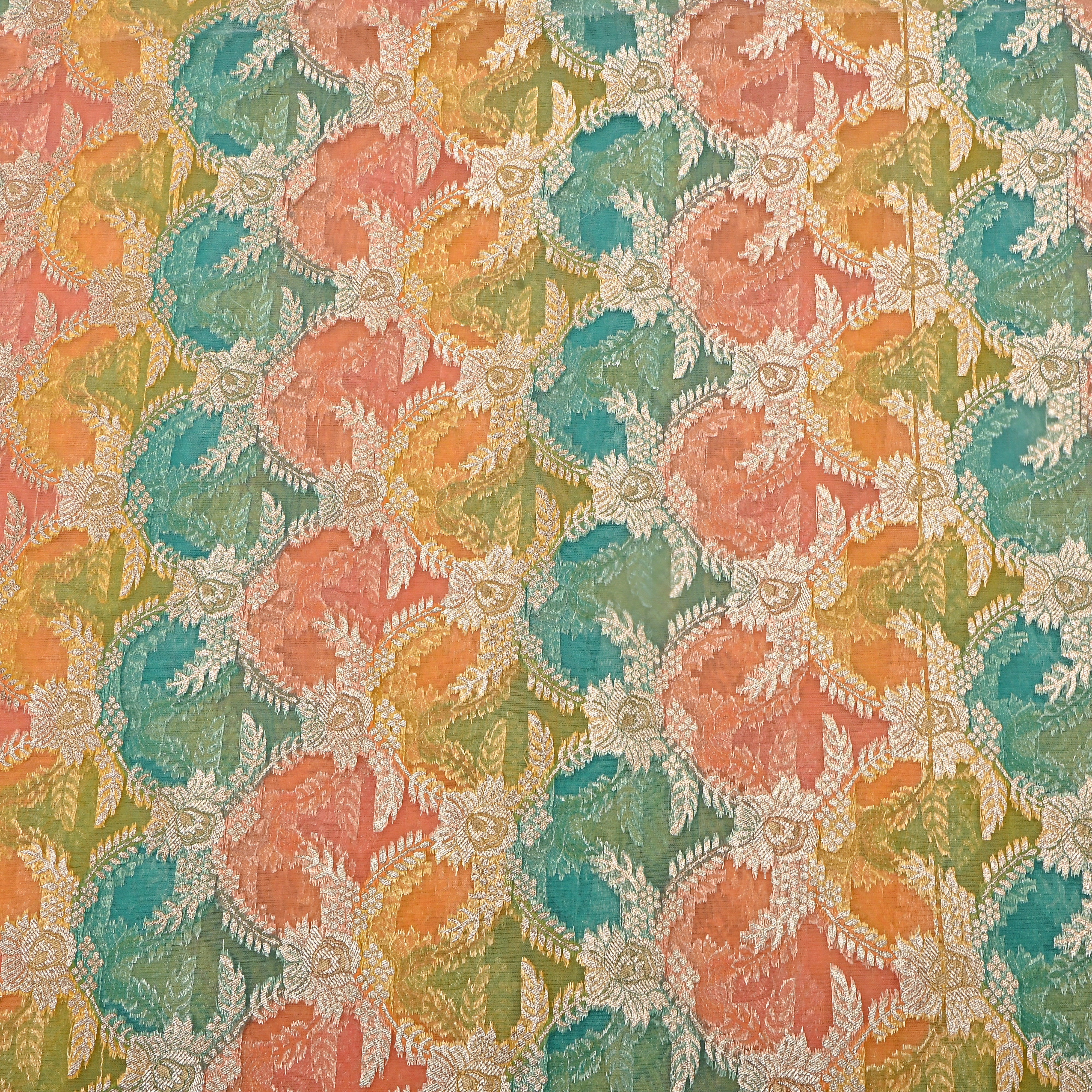 Multicolour Gota Patti Embroidered Organza