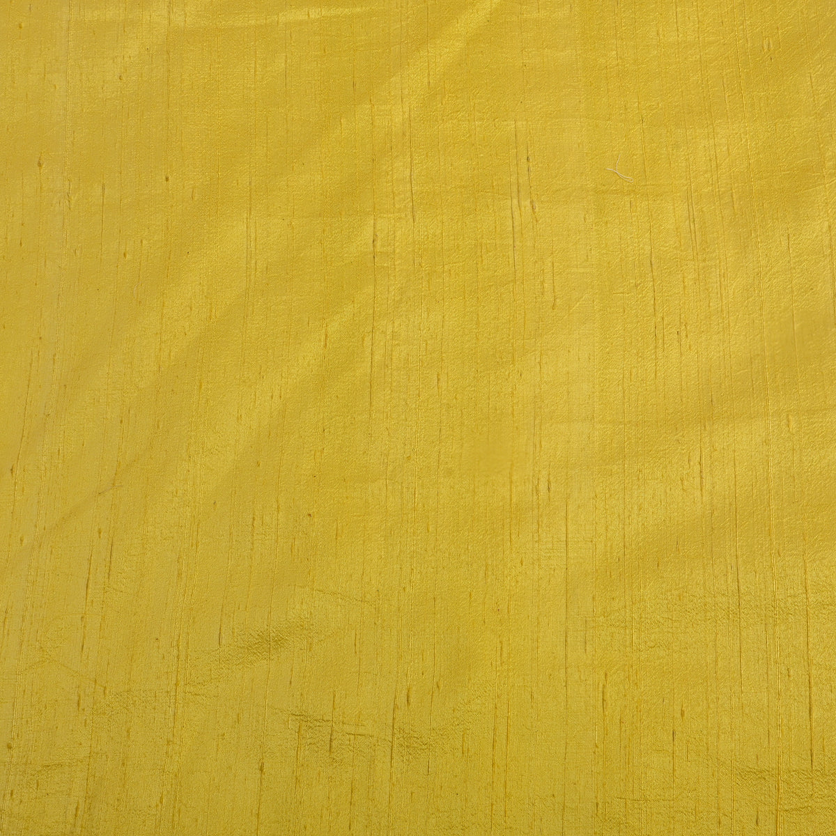 Canary Yellow Plain Raw Silk Fabric