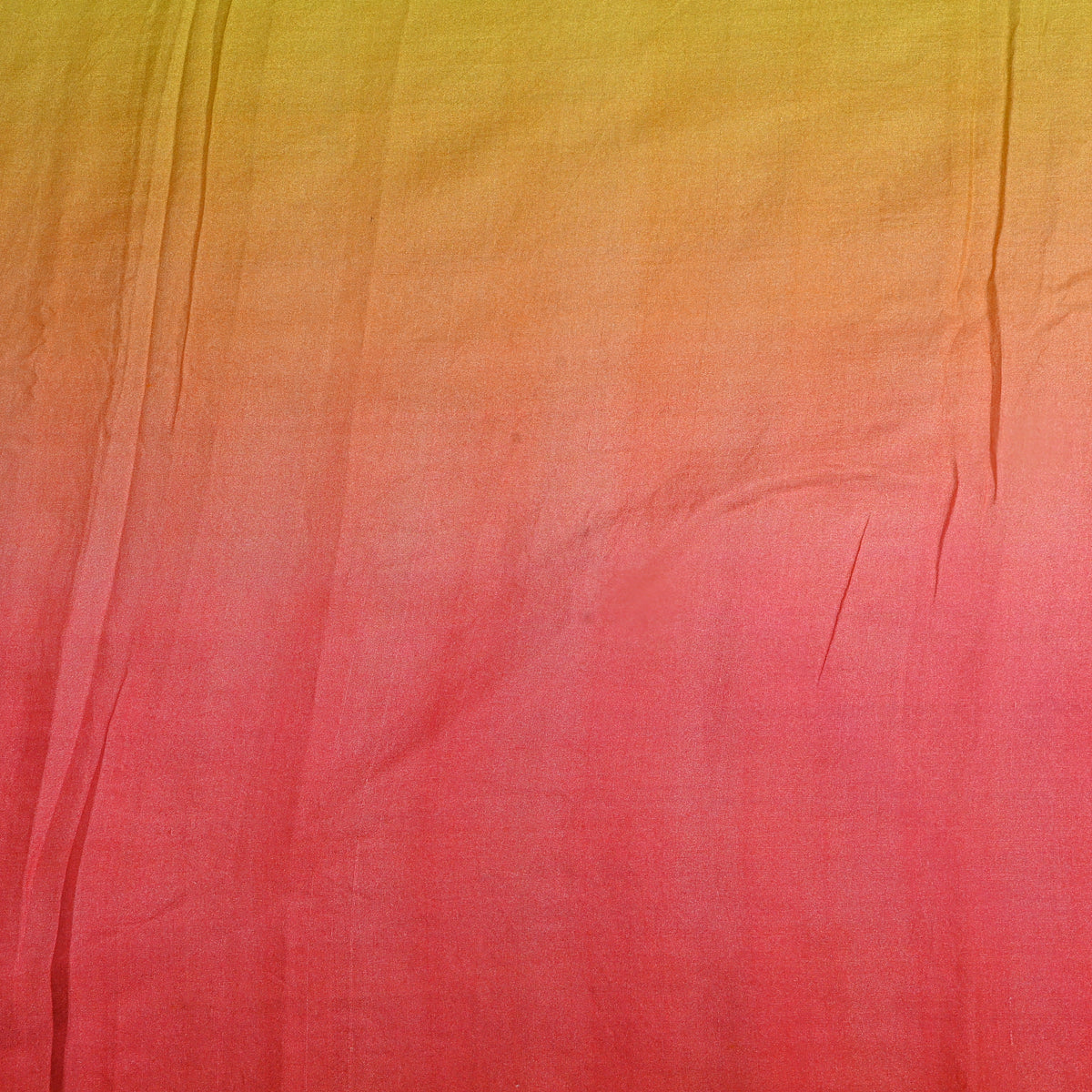 Mango Ombre Sheded Silk Fabric