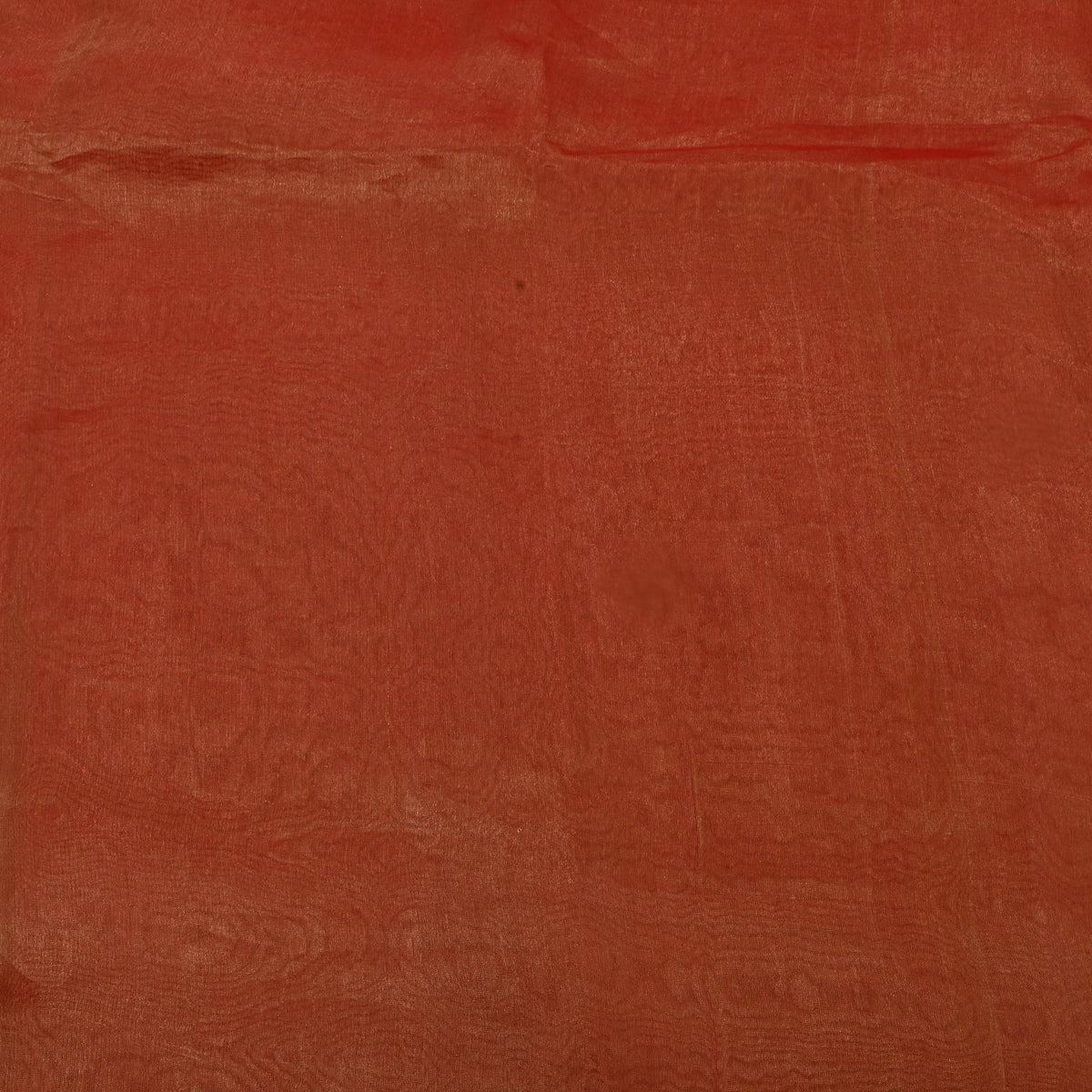 Shinny Orange Plain Tissue Fabric