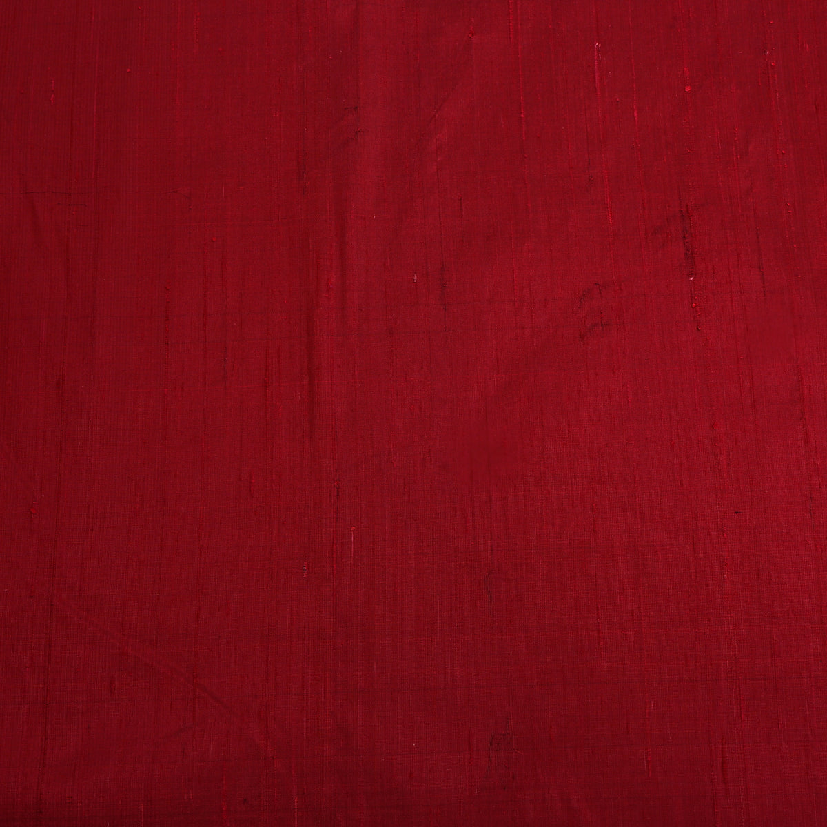 Deep Maroon Plain Raw Silk Fabric