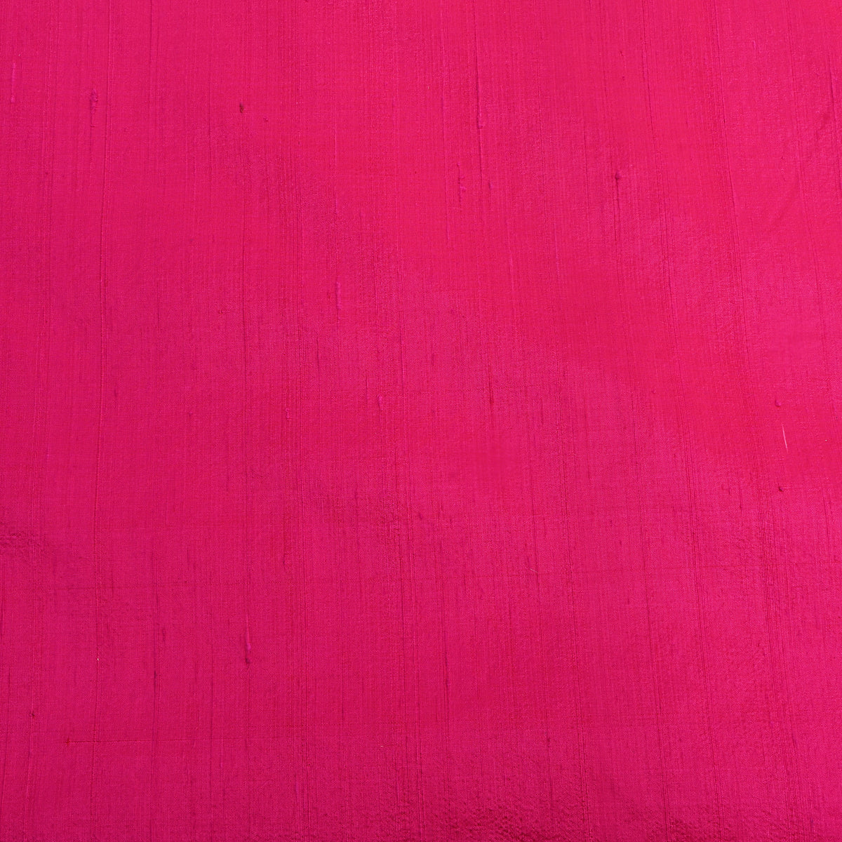 Bright Pink Plain Raw Silk Fabric