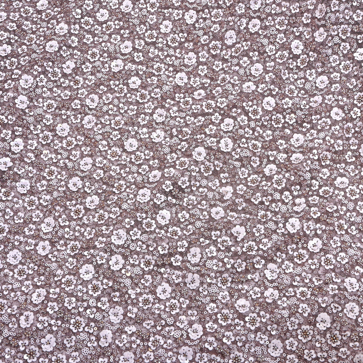 Soft Light Purple Embroidery Net Fabric
