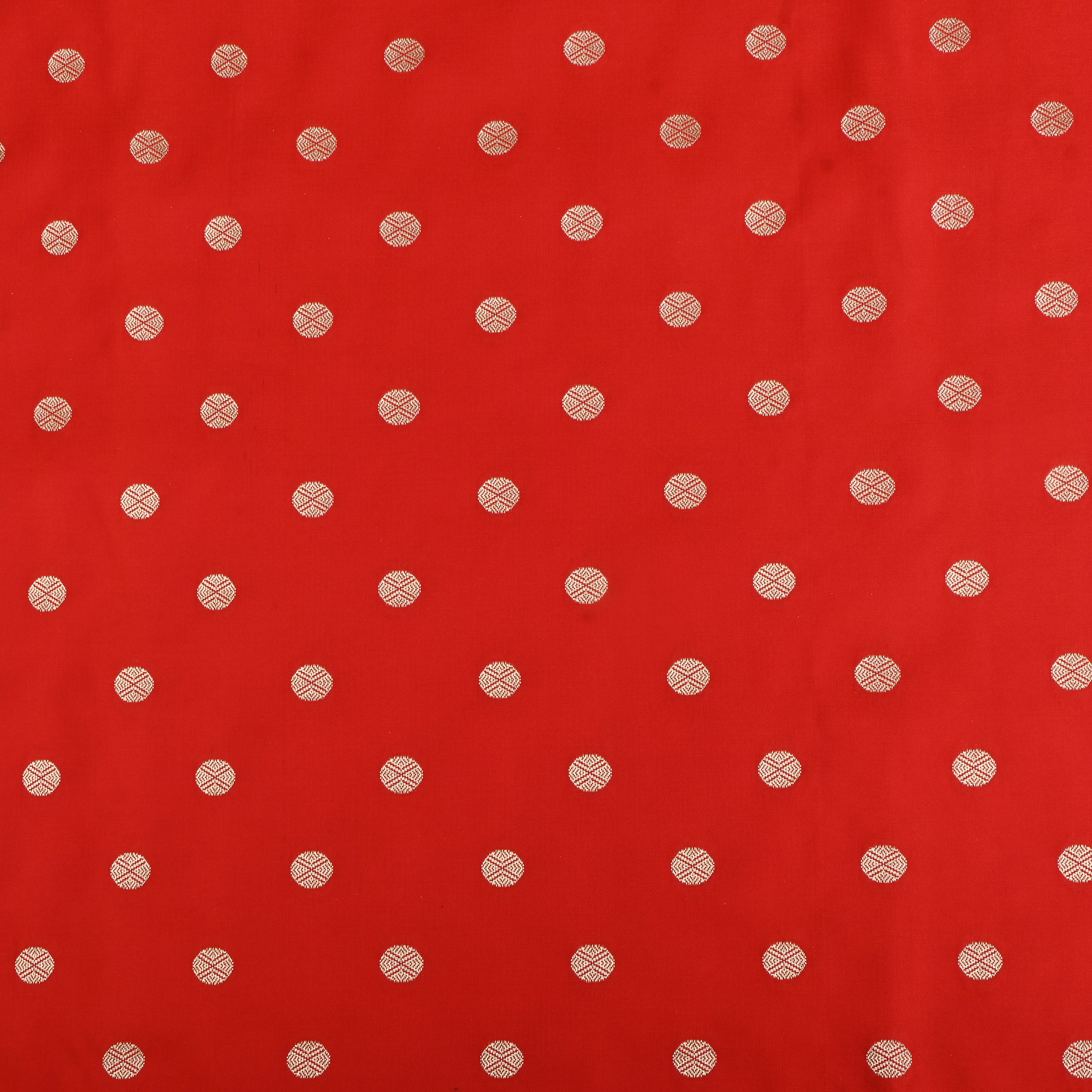 Sunset Orange Banaras Soft Silk Fabric