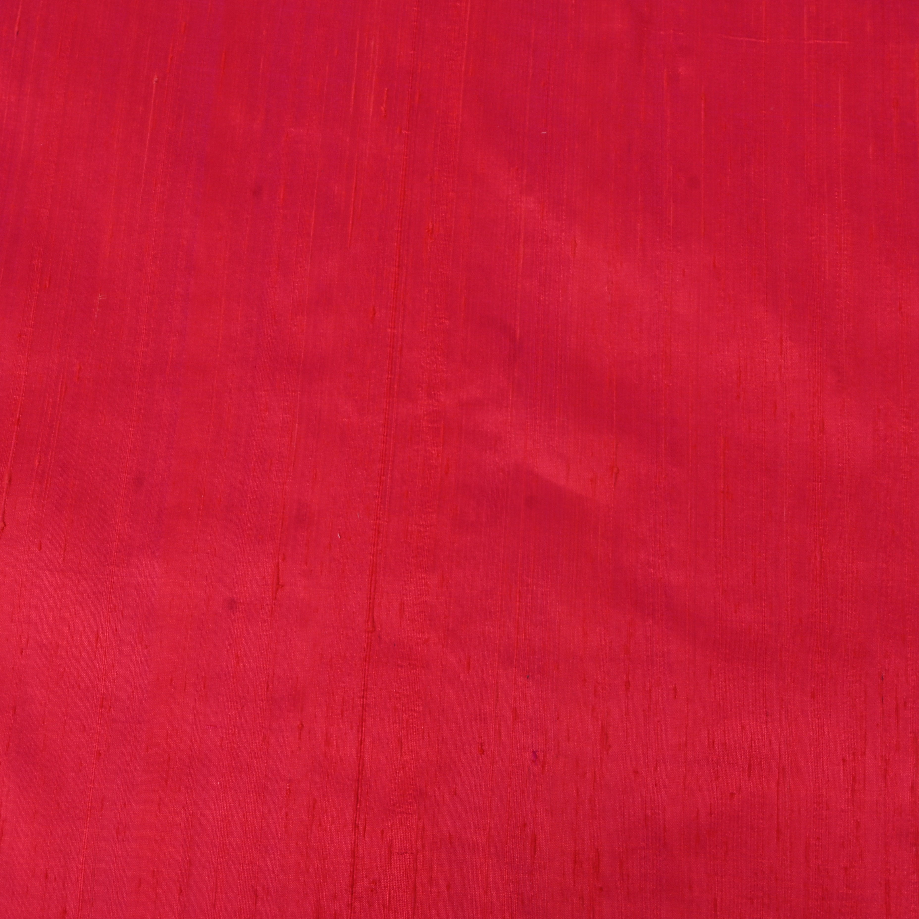 Coral Red Pure Silk