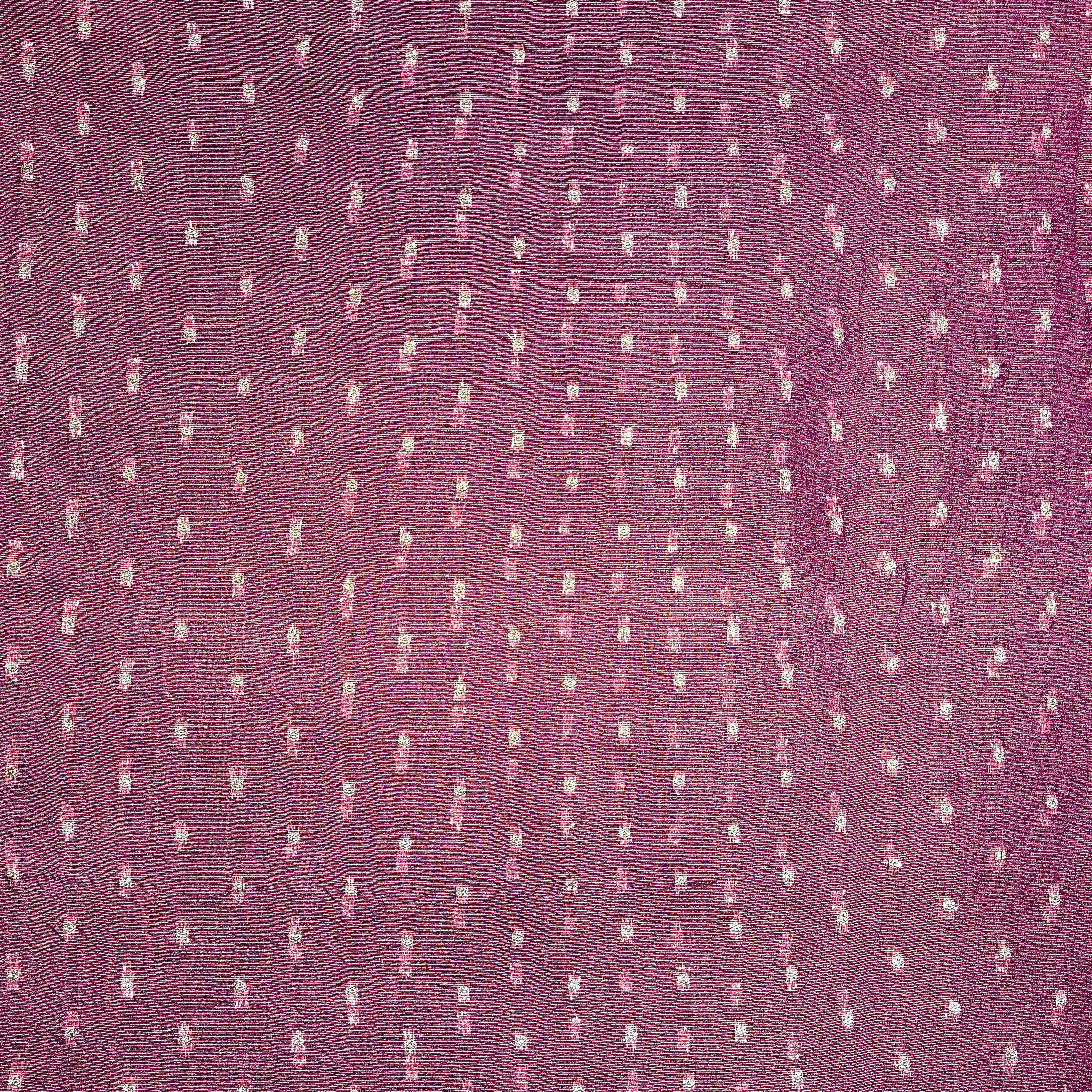 Onion Pink Banaras Fabric