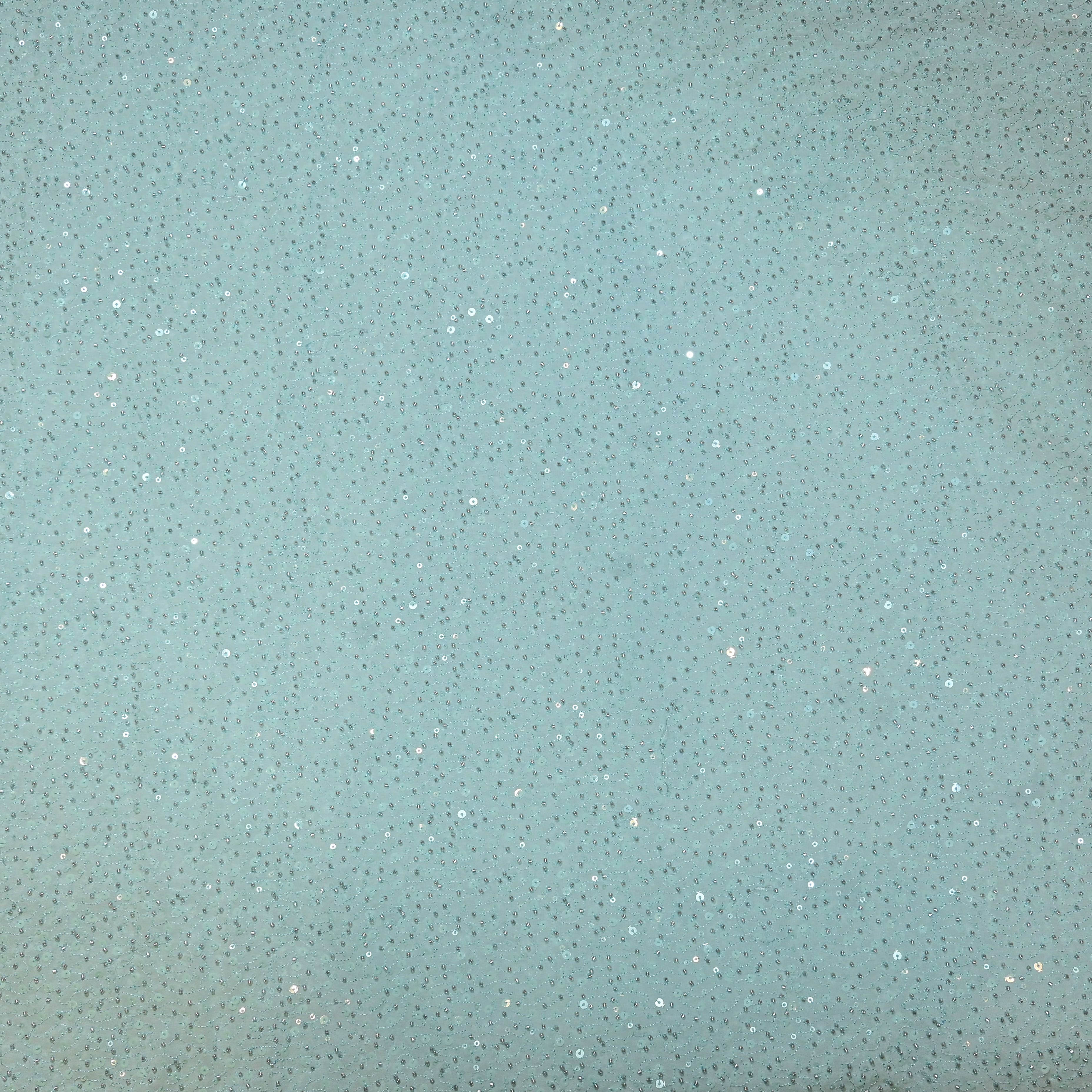 Powder Blue Georgette Fabric