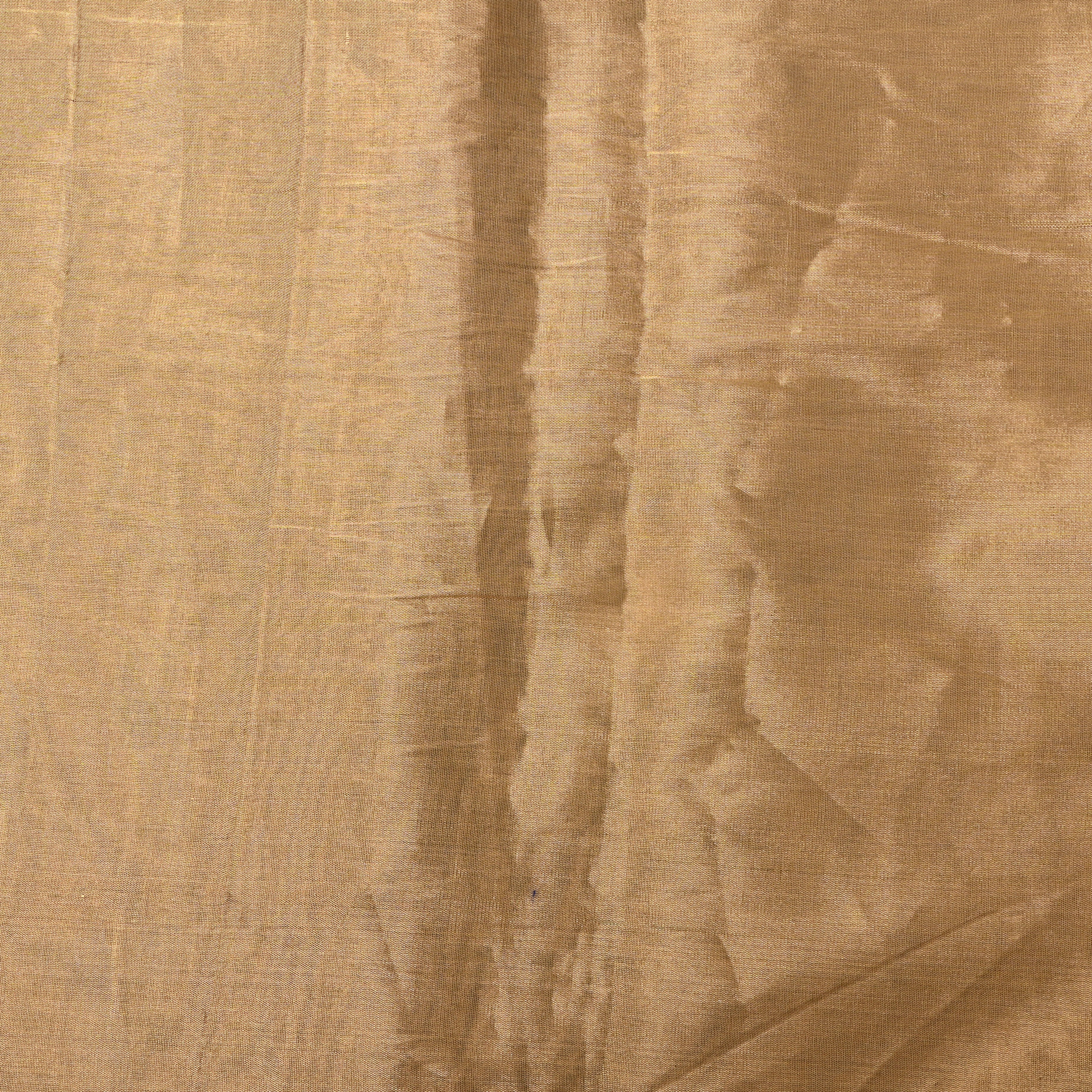 Golden Beige Plain Kanchi Tissue
