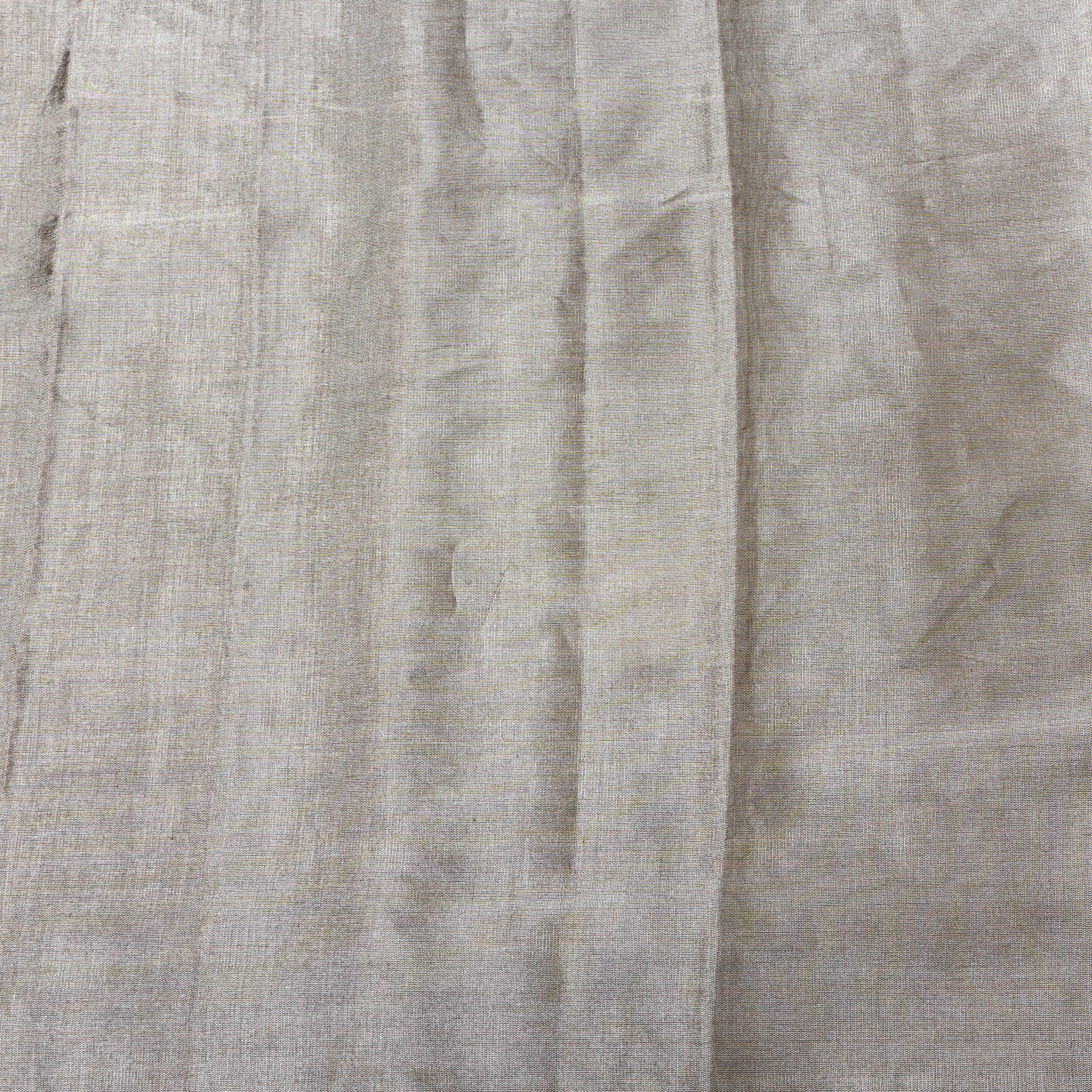 Silver Grey Sheen Kanchi Tissue