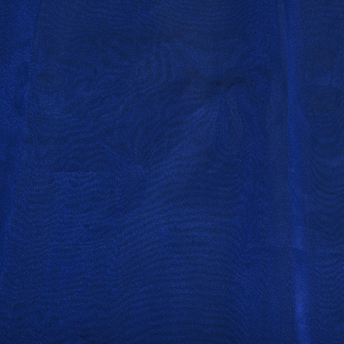 Dark Shimmery Blue Plain Organza Fabric