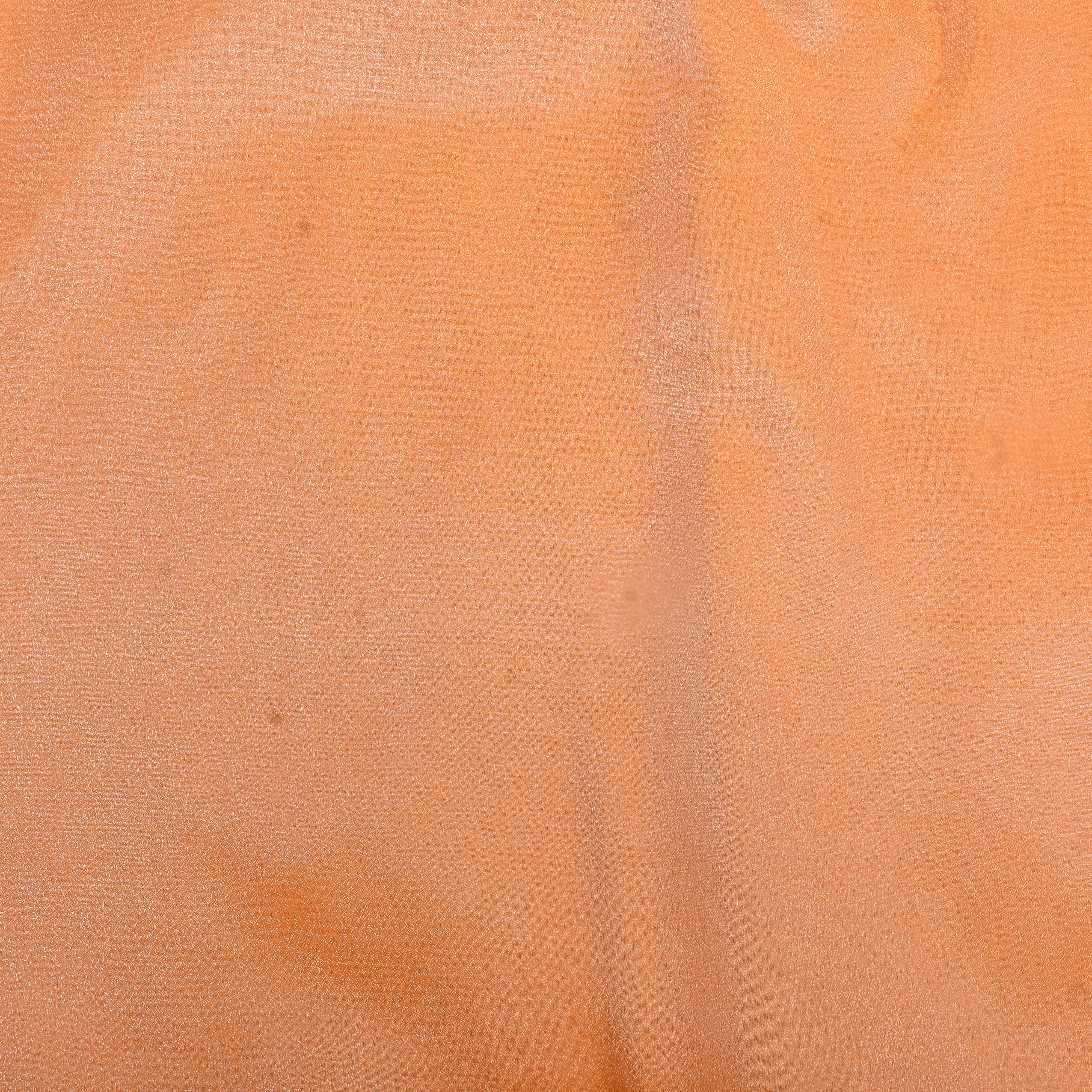 Orange Plain Organza Fabric