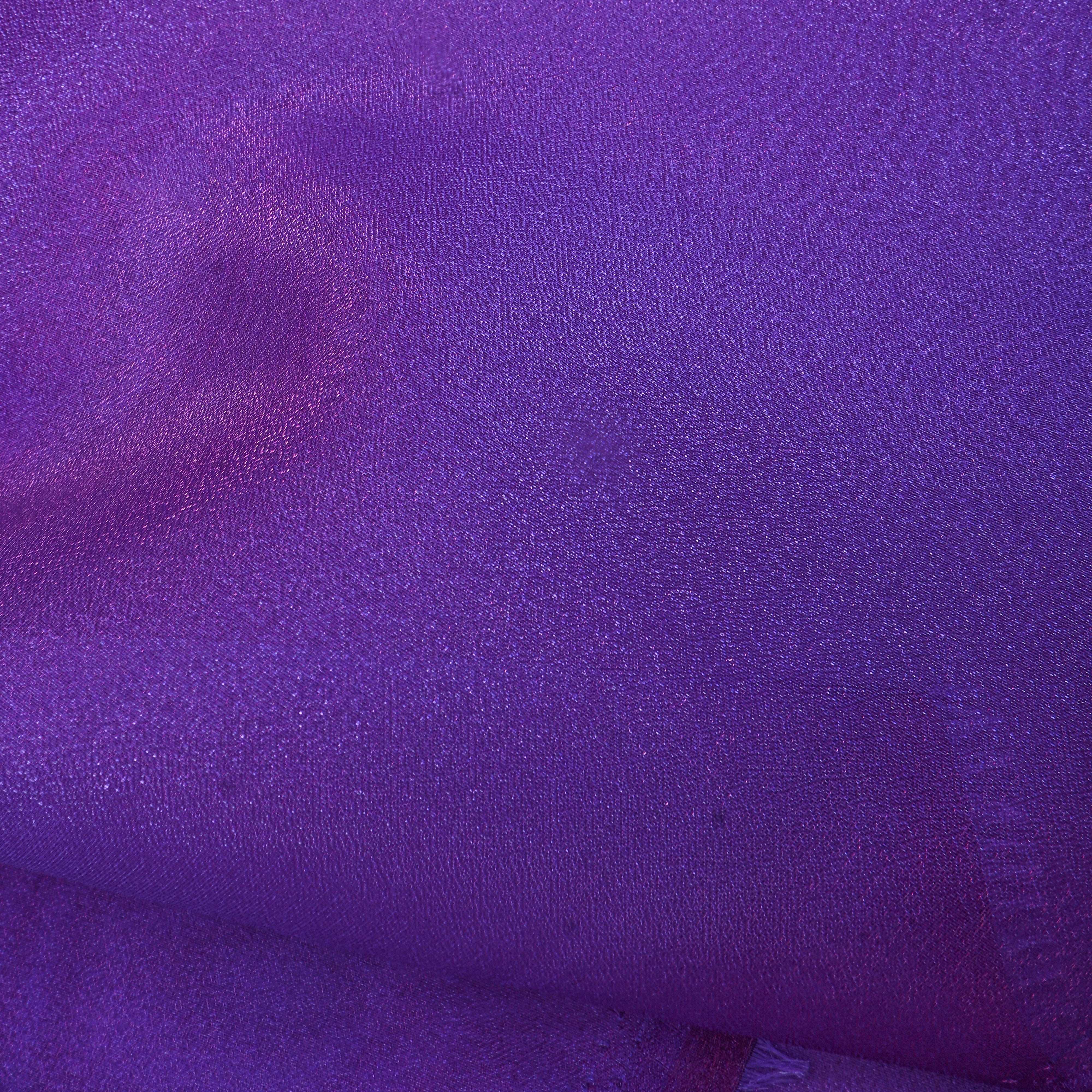 Dark Shimmery Purple Plain Organza Fabric
