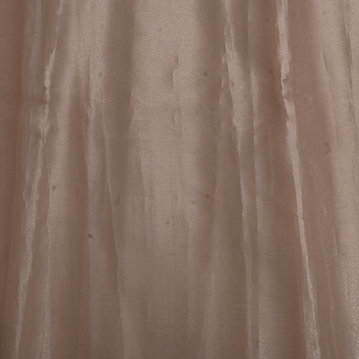 Light Brown Shimmer Plain Organza Fabric