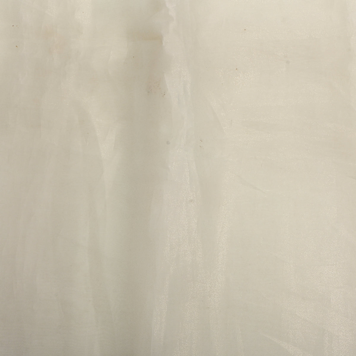 White Shimmer Plain Organza Fabric