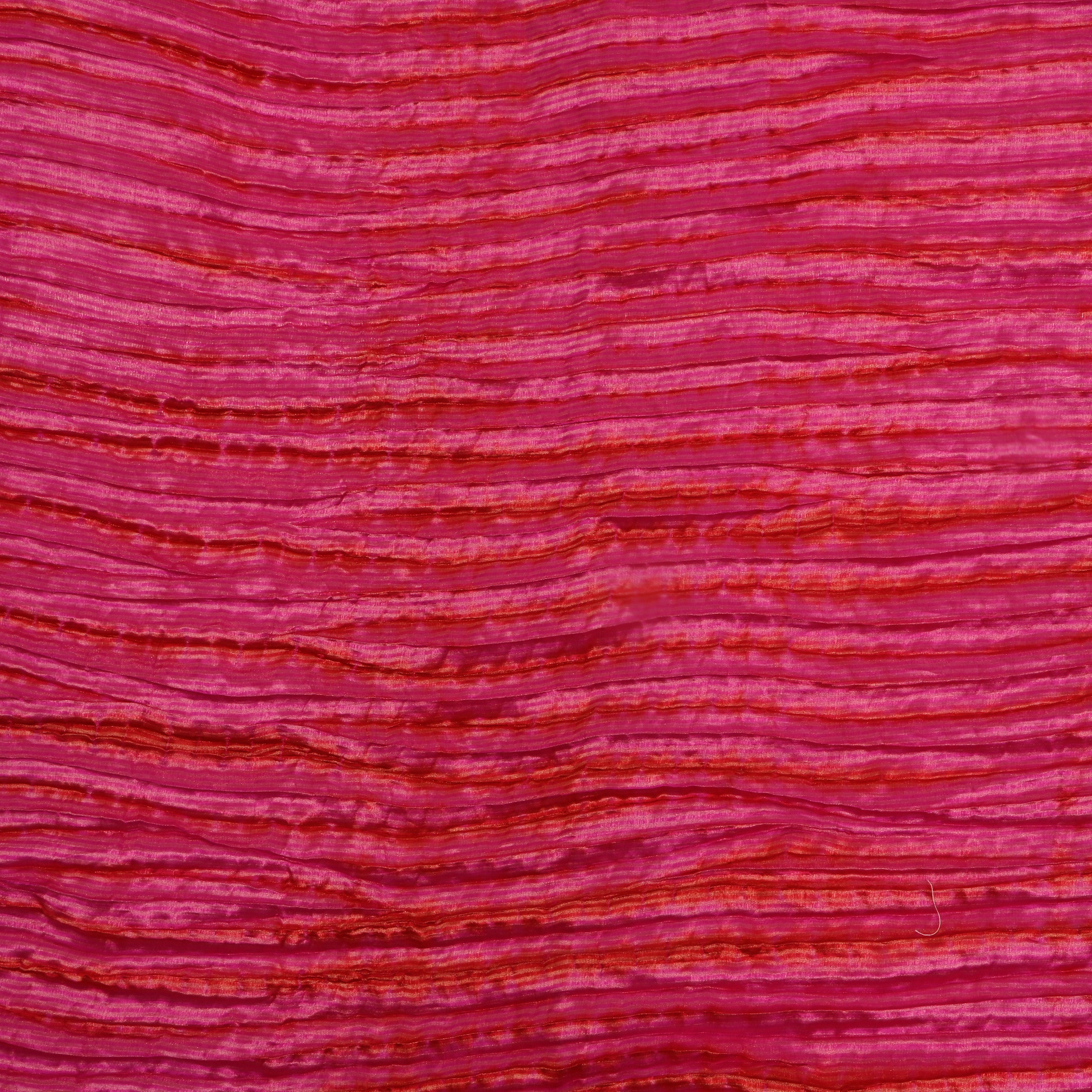 Deep Pink Shibori Dye Bandhani Fabric