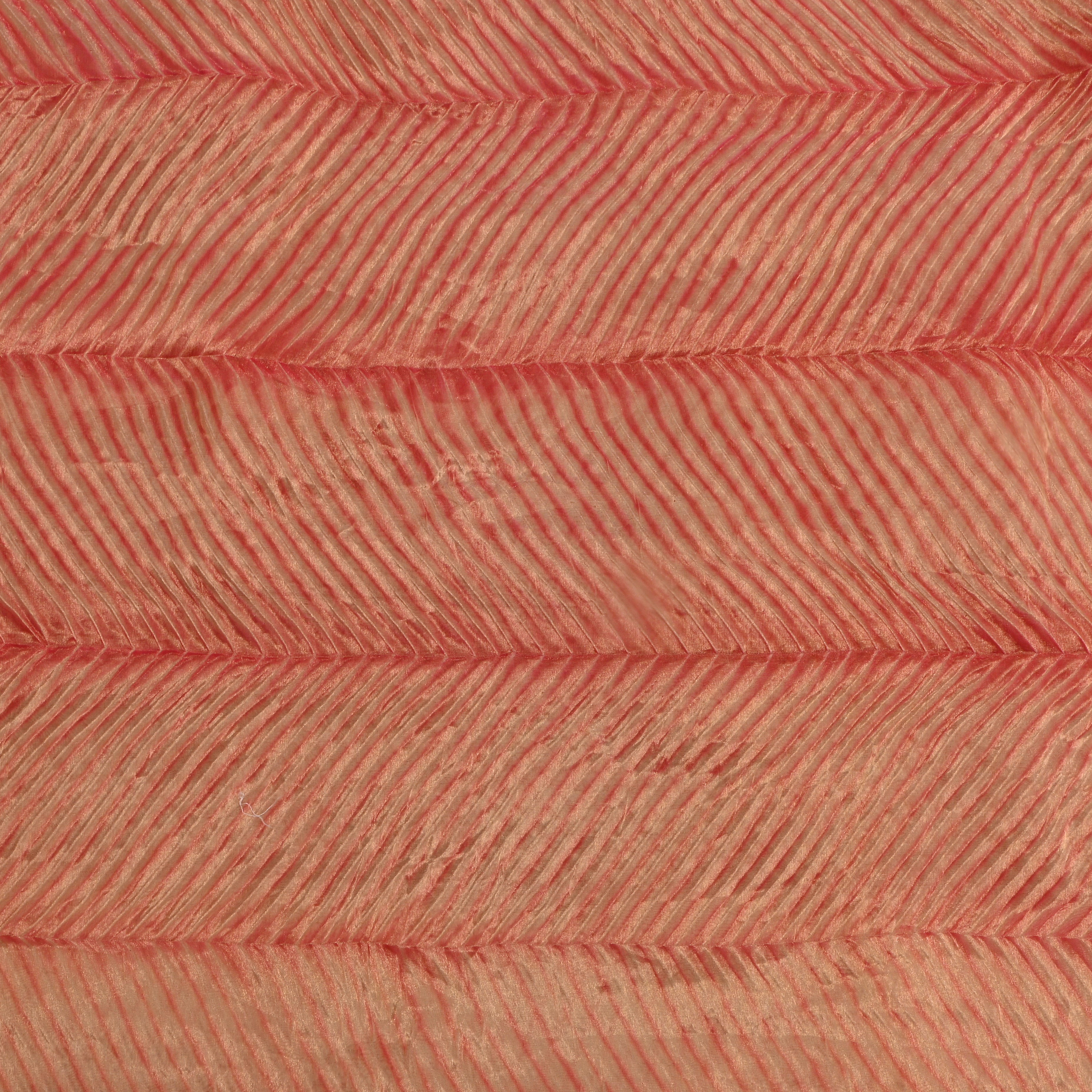 Shiny Pink Shibori Dye Bandhani Fabric
