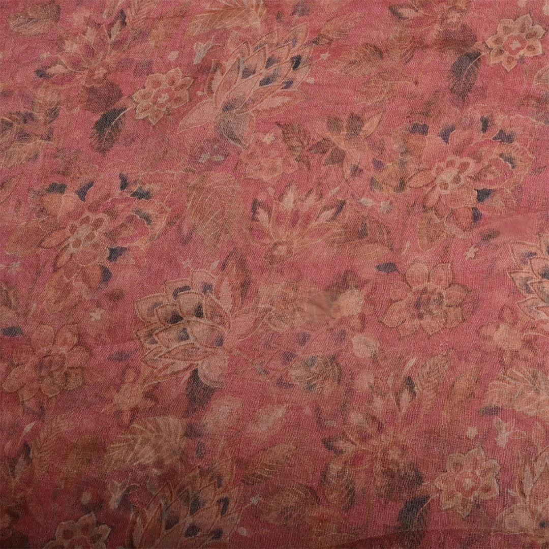 Dusty Rose Tissue Printed Fabric