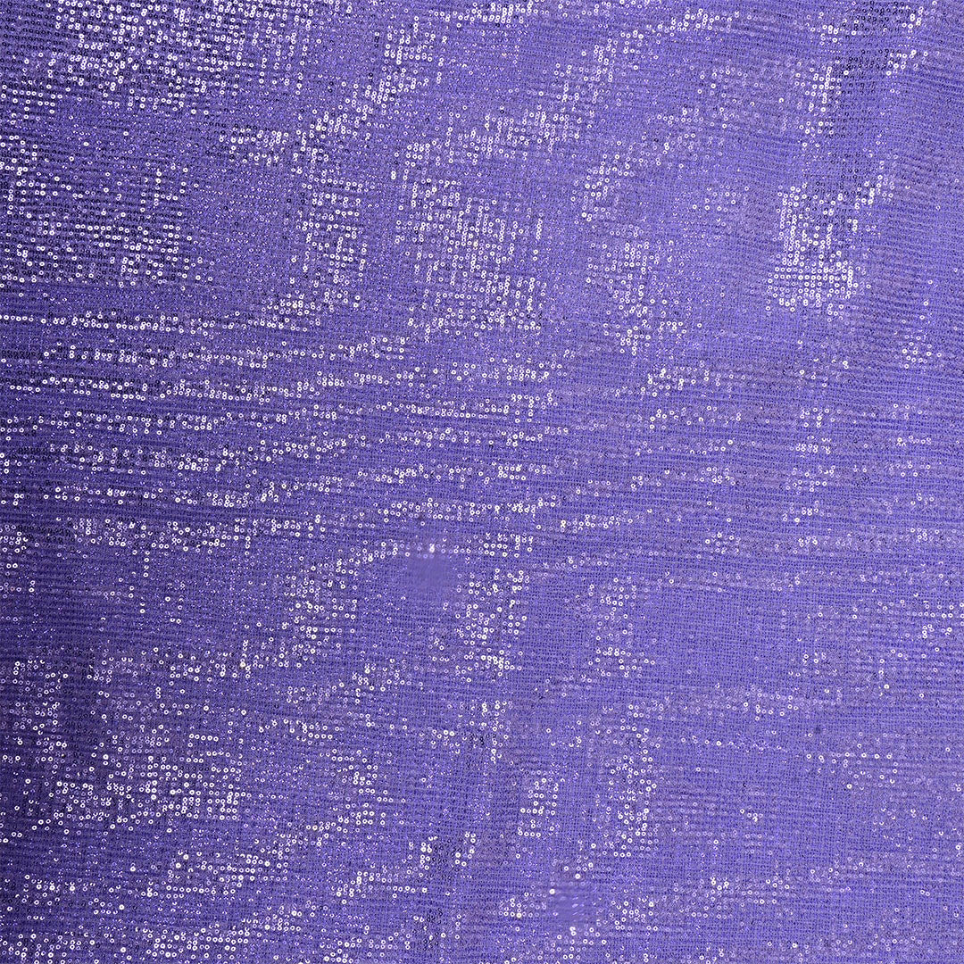 Chetwode Bluish Purple Netted Sequins Work Fabric