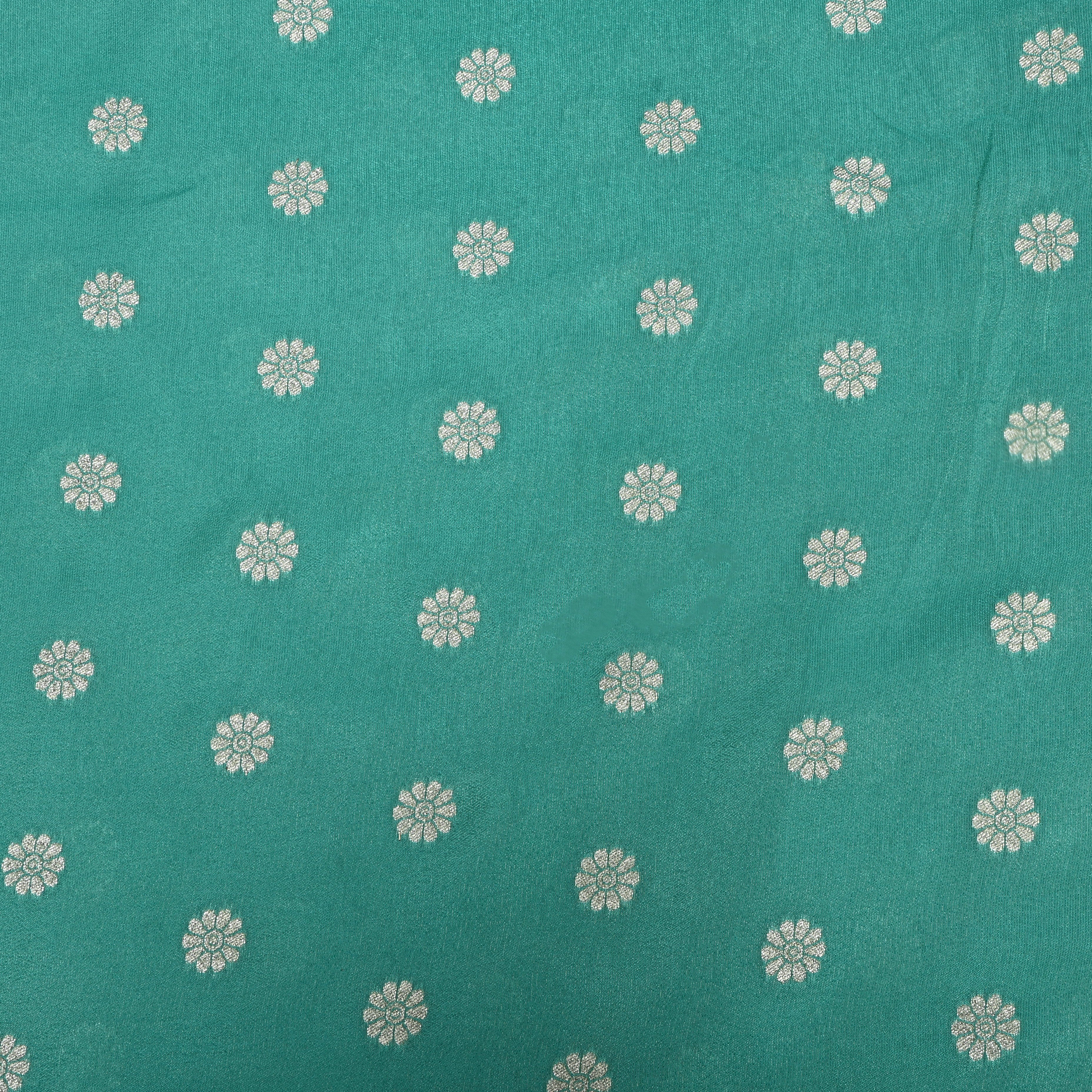 Feroza Zari Woven Tissue Fabric