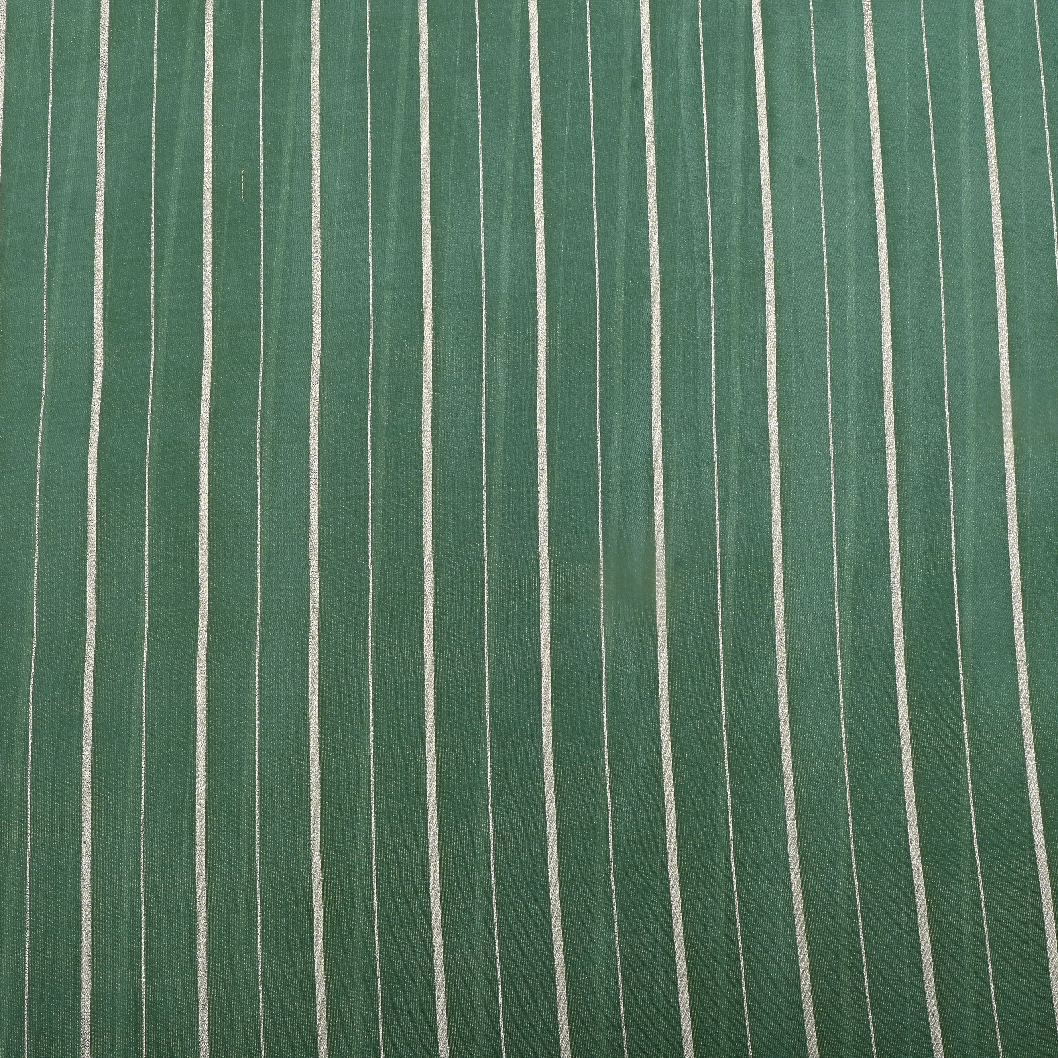Grass Green Zari Woven Tissue Fabric