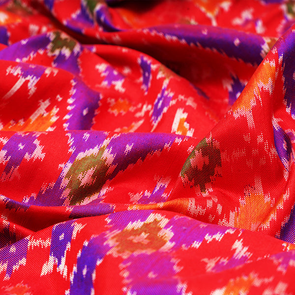 Ikkat silk shop fabric online