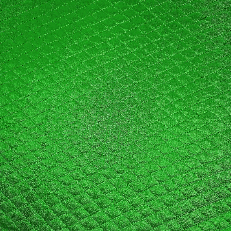 Bright Emerald Green Color Rawsilk Emboridery Fabric