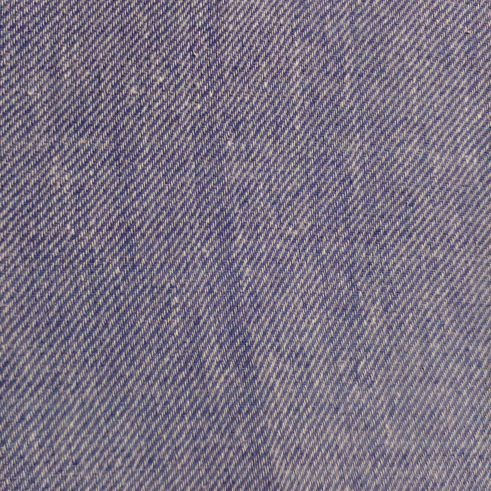 Dark Cornflower Blue Color 80 Count Cotton Handloom Fabric