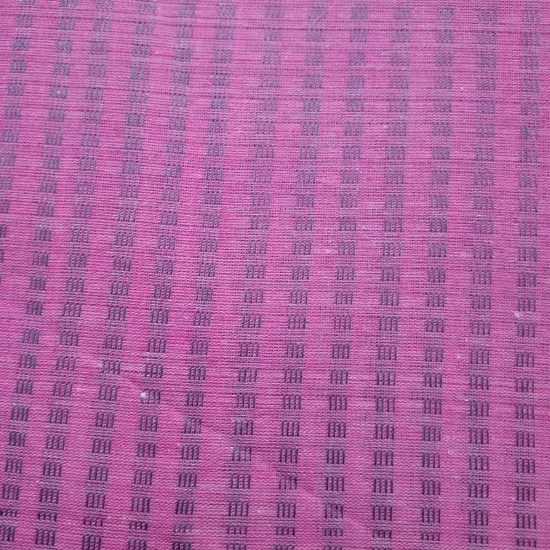 Lilac Purple Color Textured Cotton Fabric