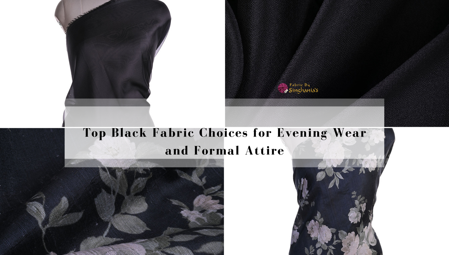 Top Black Fabric Choices for Evening Wear and Formal Attire Top Black Fabric Choices for Evening Wear and Formal Attire