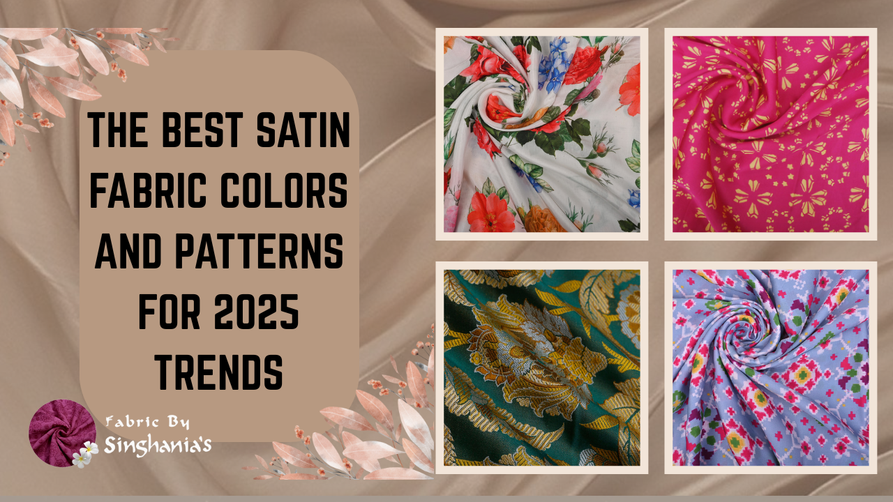 The Best Satin Fabric Colors and Patterns for 2025 Trends