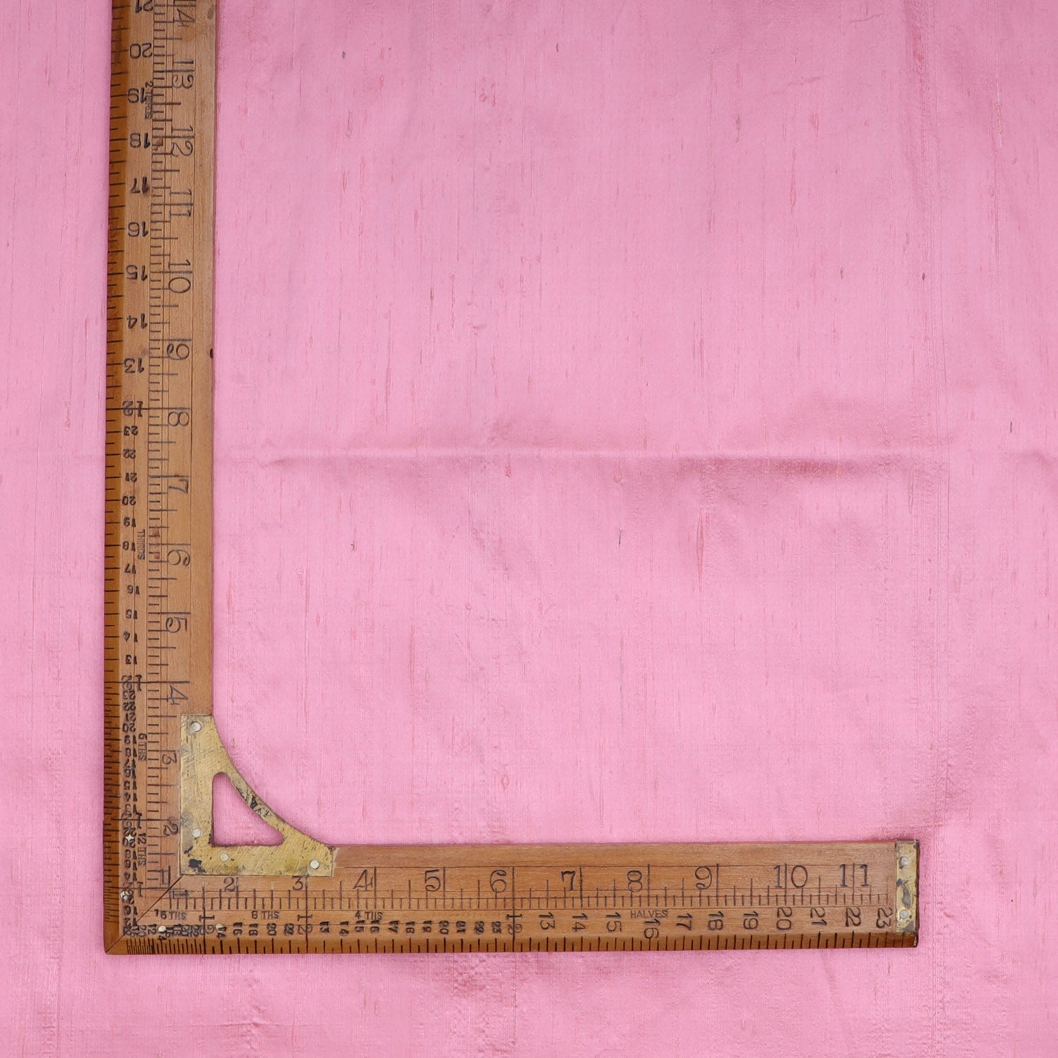 Baby Pink Plain Silk Fabric