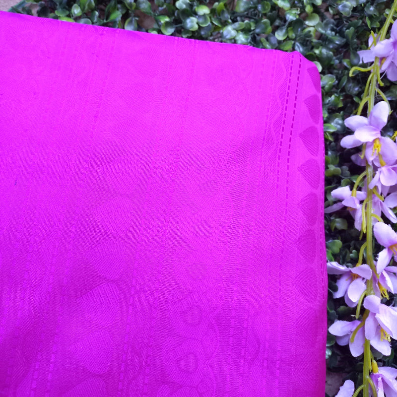 Bright Gulabi Pink Woven Silk Jamawar Fabric