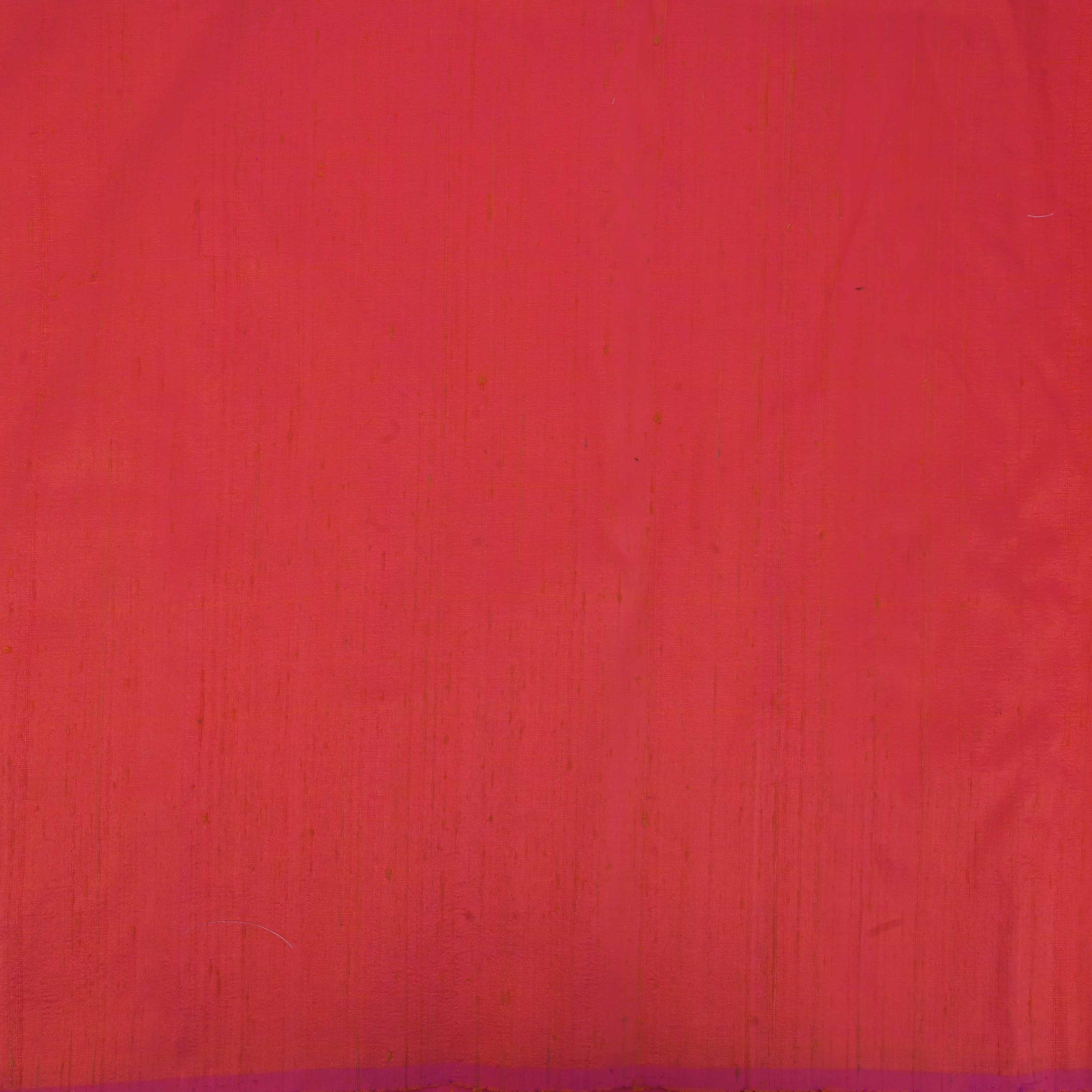 Deep Pink Plain Raw Silk Fabric