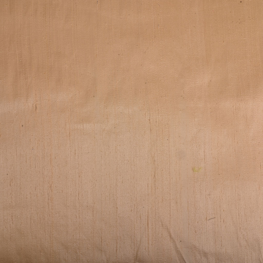 Cream Plain Raw Silk Fabric