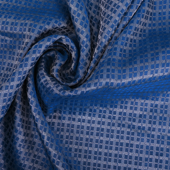 Sapphire Blue Banarasi Fabric