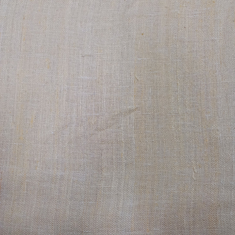 Light Cream Double Matka Plain Fabric