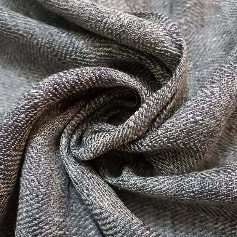 Grey Plain Matka Silk Fabric