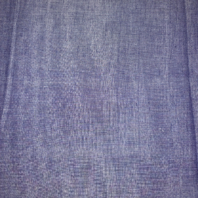 Dark Blue Plain Khadi Cotton Fabric
