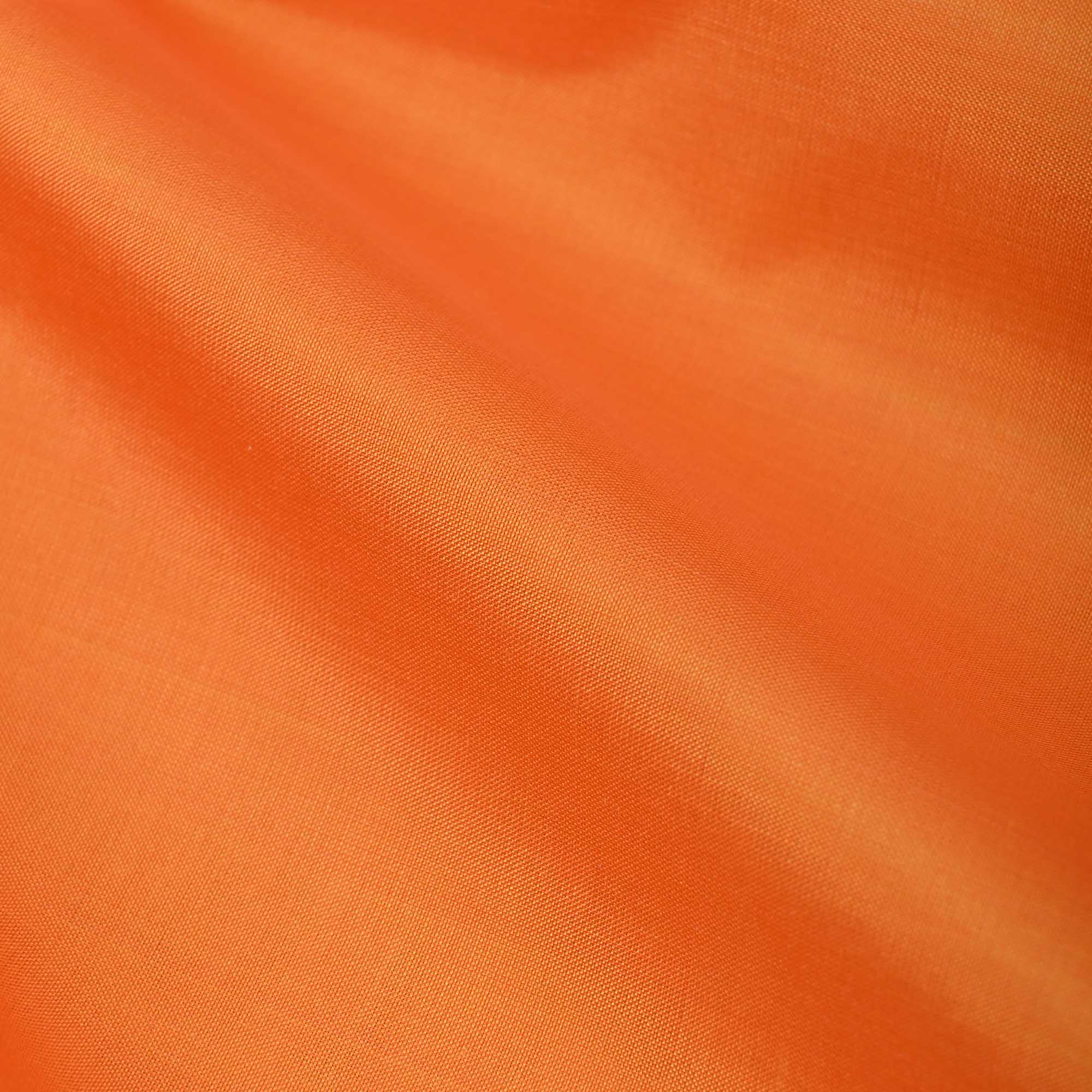 Marigold Orange Plain Silk Fabric