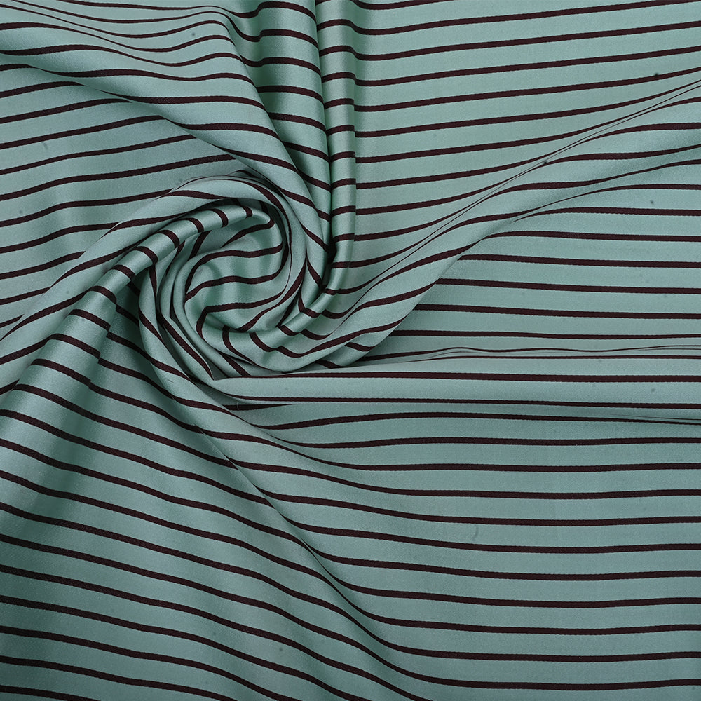 Turquoise Green Satin Fabric