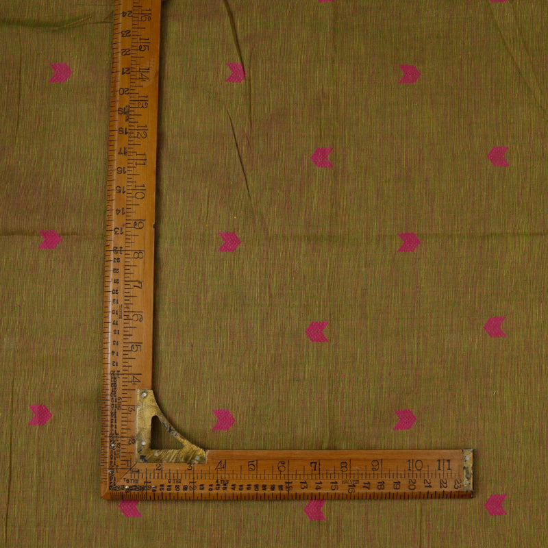 Mehendi Green Cotton Fabric