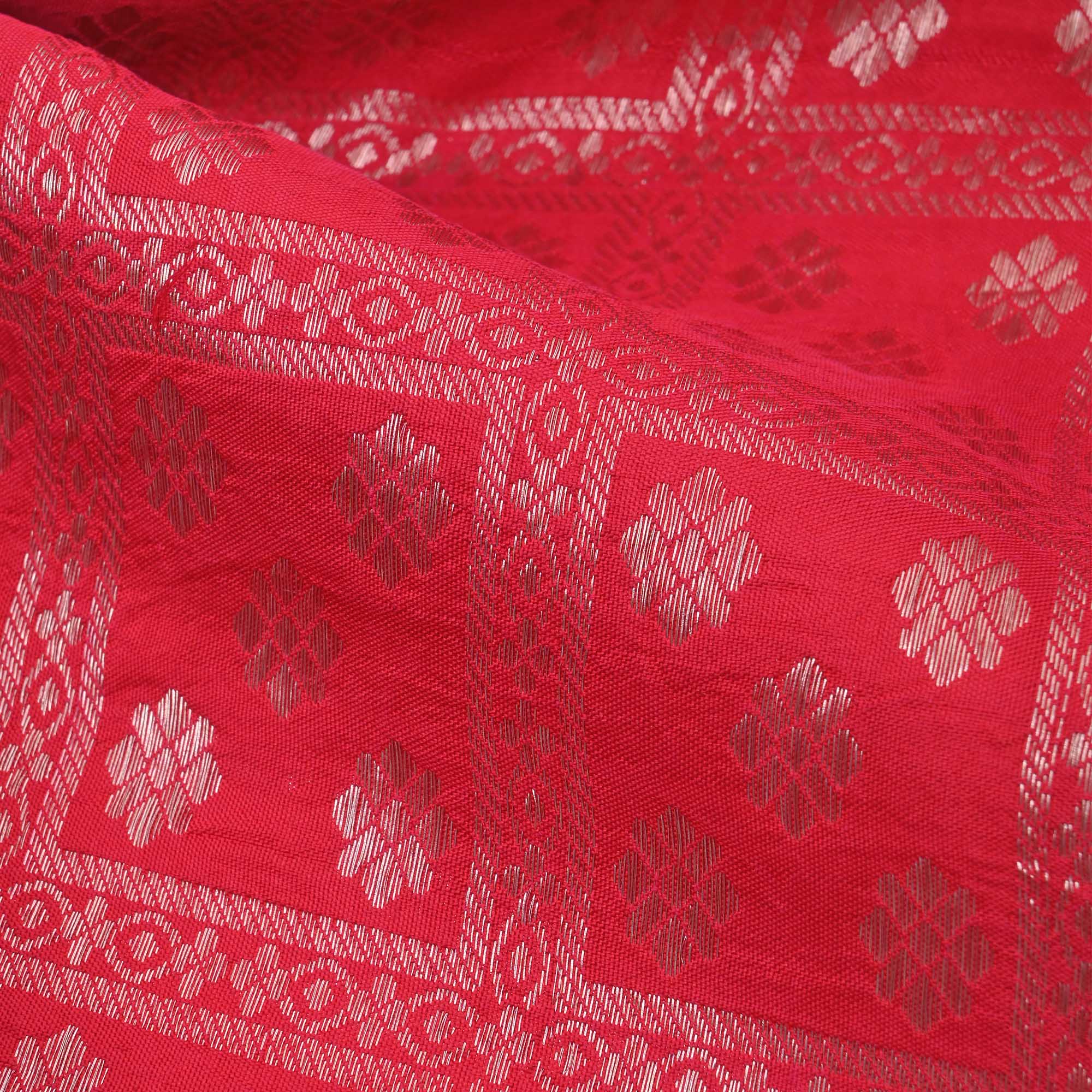 Crayola Red Floral Kanchi Fabric