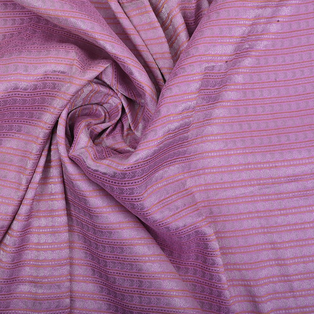 Pearl Pastel Pink Banarasi Fabric