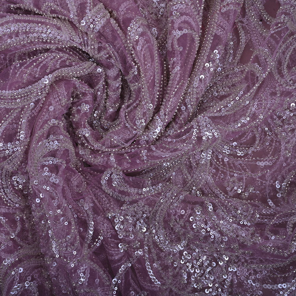 Passion Pink Net Fabric