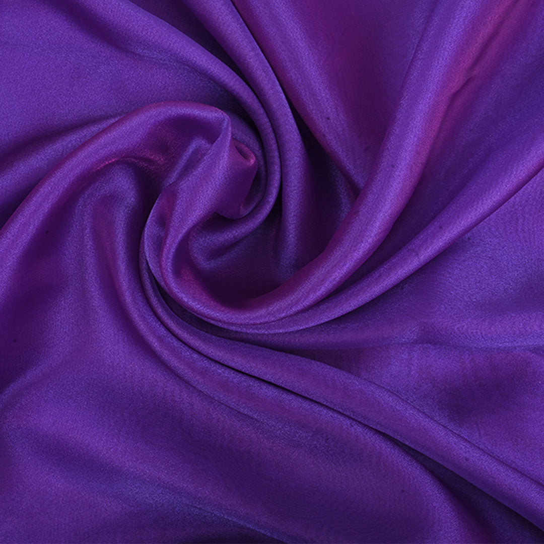 Studio Purple Plain Shimmer Tissue Fabric