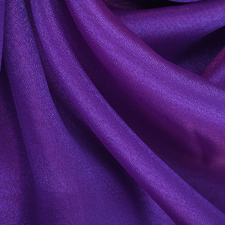 Studio Purple Plain Shimmer Tissue Fabric